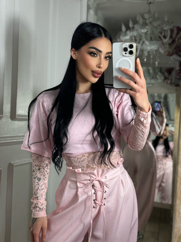 Body In Tessuto E pizzo “MAYA”