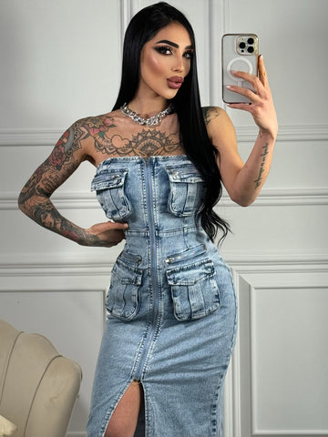 Abitino “Jeans Cargo”