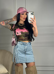 Gonna in jeans “New York”