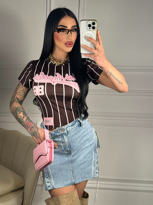 Gonna in jeans “New York”