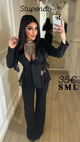 Tailleur “Mamacita” In Pizzo