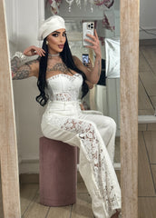 Jeans “Bianco Macramè”