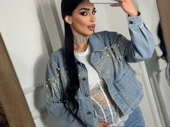 Giacca Jeans gioiello