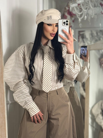 Camicia “ Mavi” Con Cravatta